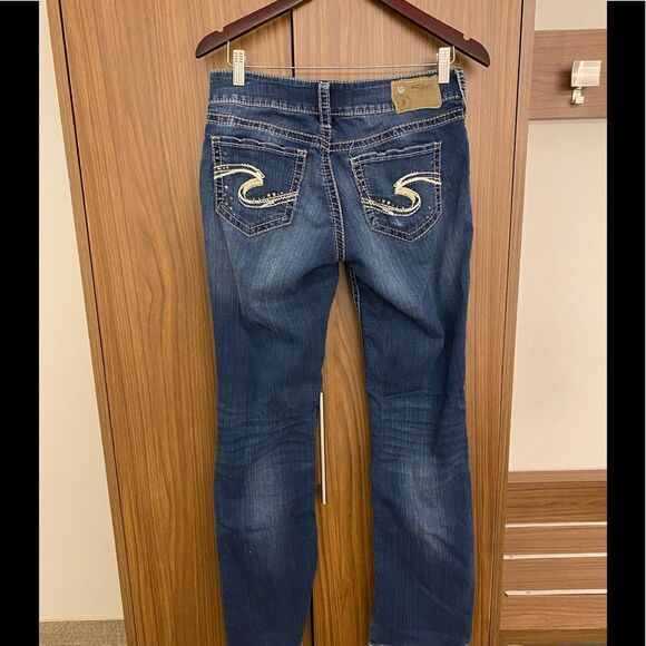 Silver Sudi Mid Slim Boot Jeans - Picture 3 of 9